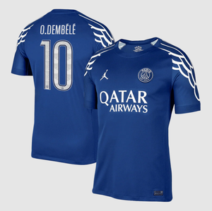 O.Dembélé #10 PSG Soccer Jersey Fourth Away Custom Shirt 2024/25