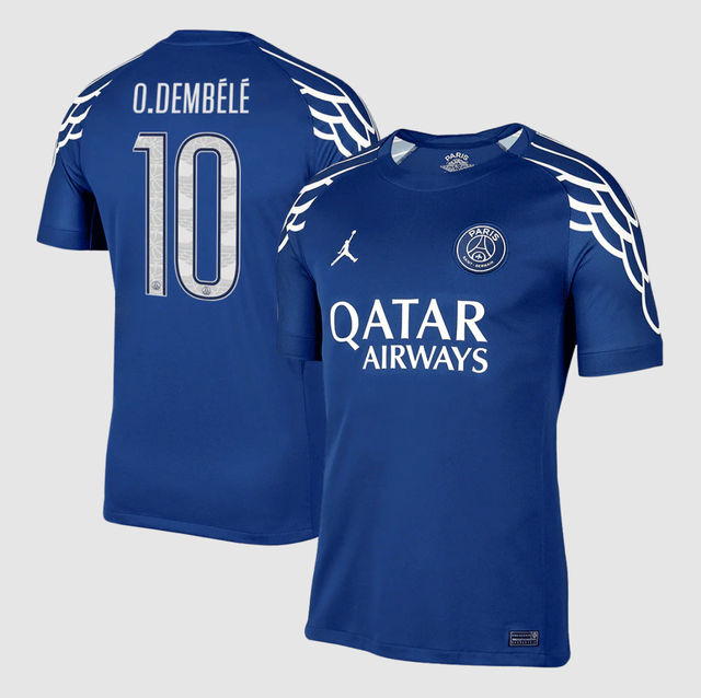 O.Dembélé #10 PSG Soccer Jersey Fourth Away Custom Shirt 2024/25