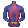 Barcelona Home Long Sleeve soccer jerseys 2025-26 Player Version