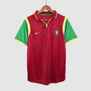 1999 Portugal Home Soccer Jersey