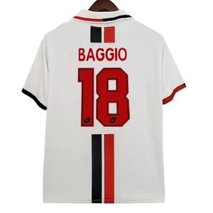 AC Milan BAGGIO #18 Retro Jersey Home 1996/97