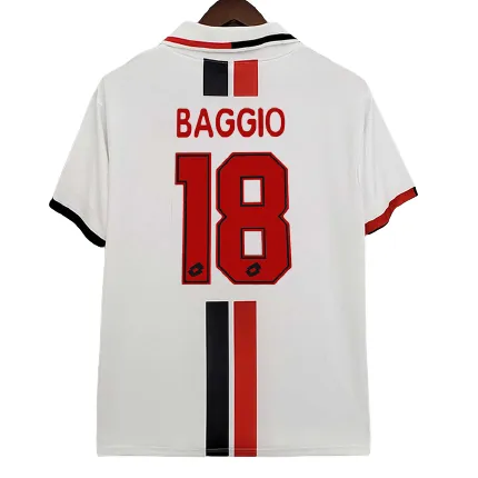 AC Milan BAGGIO #18 Retro Jersey Home 1996/97