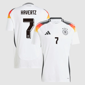 HAVERTZ #7 Germany Home Soccer Jersey Euro 2024