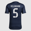 BELLINGHAM #5 Real Madrid Away Soccer Jersey 2025/26