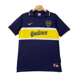 1996-97 Boca Juniors #10 Riquelme Home Retro football jersey