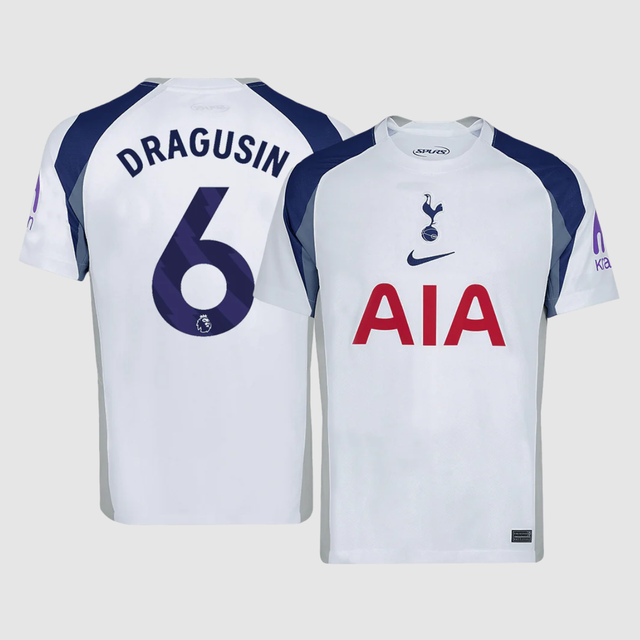 DRAGUSIN #6 Tottenham Hotspur Home Soccer Jersey 2025/26