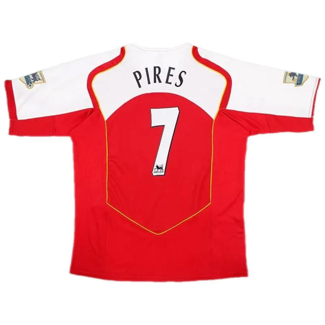 04-05 Arsenal Henry #14 Pires #7 Bergkamp #10 Retro Jersey Home Replica