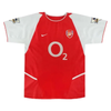 02-04 Arsenal Henry #14 Bergkamp #10 LJUNGBERG #8 Retro Jersey Home Replica