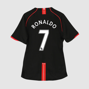 Manchester United RONALDO #7 Retro Jerseys 2007/08 Away Soccer Jersey For Men