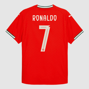 RONALDO #7 Portugal Home Soccer Jersey 2025 Red