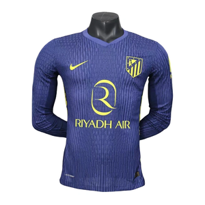 Atletico Madrid Away Long Sleeve Soccer Jersey 2025-26