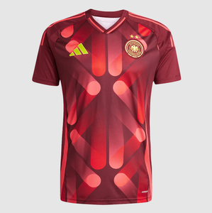 Men's Germany Away Soccer Jersey 2025 Red - Women's Euro