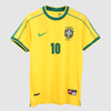 Retro Jersey RIVALDO #10 Brazil Home Soccer Shirt 1998 -World Cup