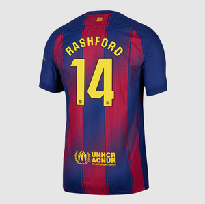 RASHFORD #14 Barcelona Home Soccer Jersey 2025/26
