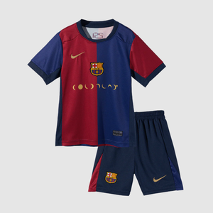 Kid's Barcelona Home Soccer Jersey Kit(Shirt+Shorts) 2024/25 