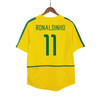 RONALDINHO #11 Brazil Retro Jersey Home Soccer Shirt 2002/03
