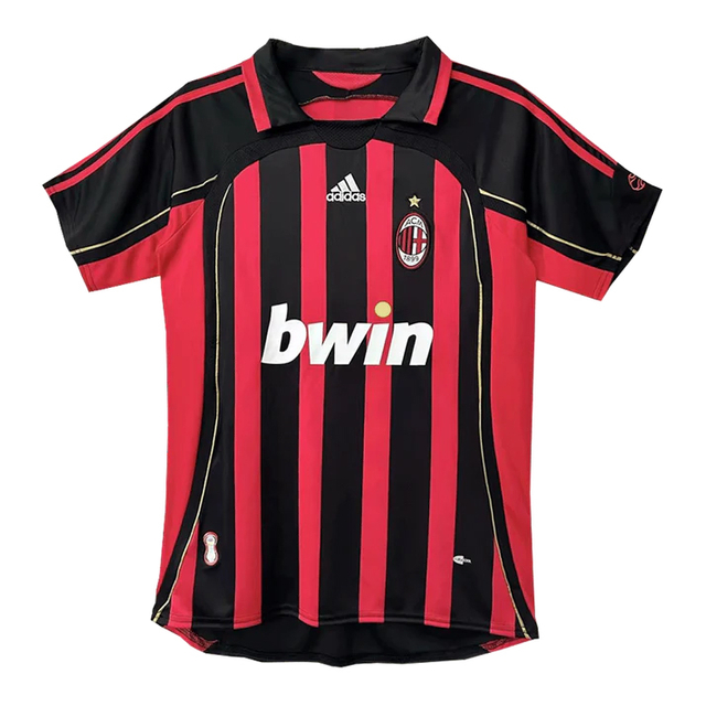 AC Milan KAKA' #22 Retro Jersey Home Soccer Shirt 200607