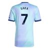 SAKA #7 Arsenal Third Away Soccer Jersey 2024/25
