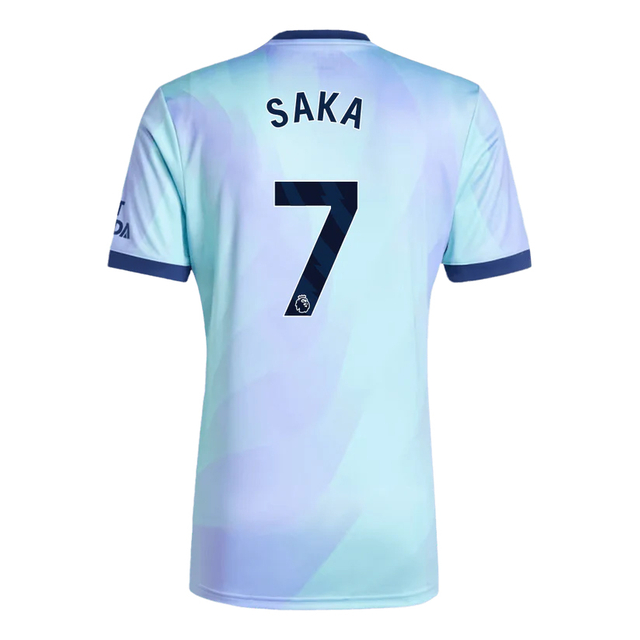 SAKA #7 Arsenal Third Away Soccer Jersey 2024/25