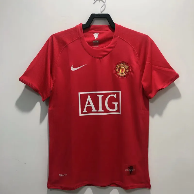 2007-08 Manchester United RONALDO #7 Retro Jersey Home