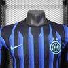 Inter Milan Home Shirt SOccer Jersey Long Sleeve Player Version 25-26