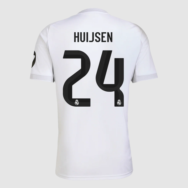 HUIJSEN #24 Real Madrid home football jersey 2025-26