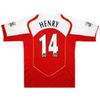 04-05 Arsenal Henry #14 Pires #7 Bergkamp #10 Retro Jersey Home Replica