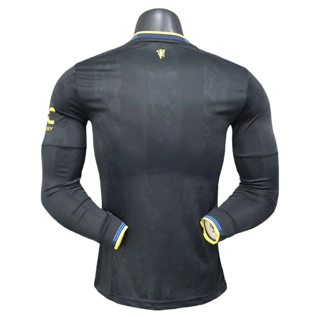 Manchester United Third Away Long Sleeve Football Jersey 2025-26 Player version