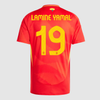 LAMINE YAMAL #19 Spain Home Soccer Jersey Euro 2024