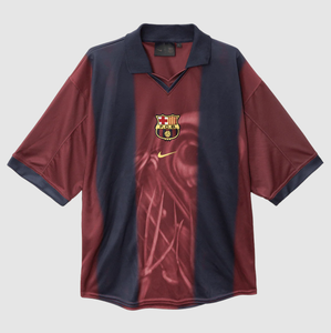 Barcelona Retro Jersey Home Soccer Shirt 2000/01