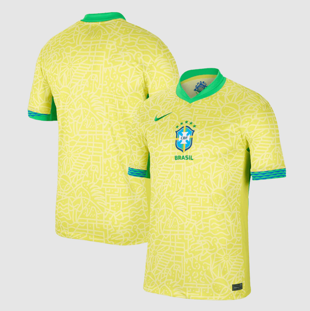 Brazil Soccer Jersey Home Shirt 2024