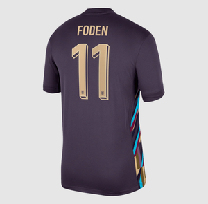 FODEN #11 England Away Soccer Jersey Euro 2024