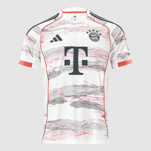 Bayern Munich Away Soccer Jersey 2025/26 White