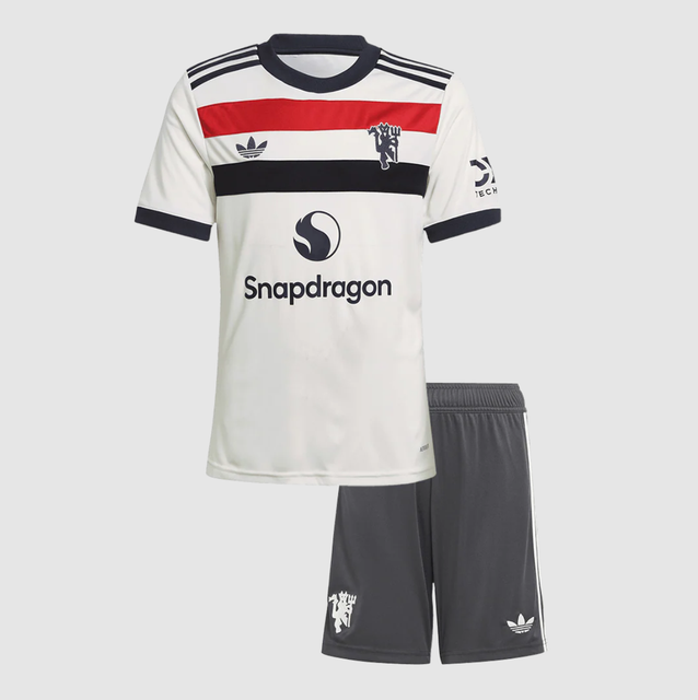 Kid's Manchester United Third Away Soccer Jersey Kit (Shirt+Shorts) 2024/25