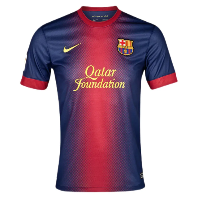 12-13 Barcelona Retro Jersey Home