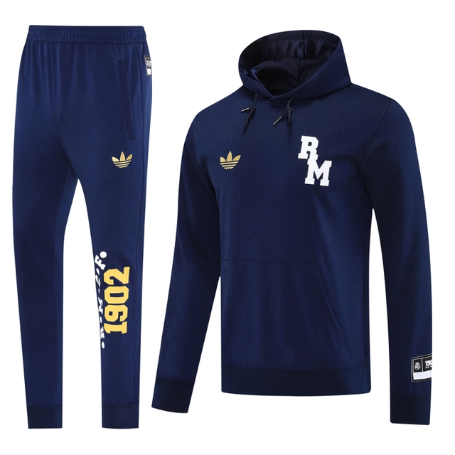 Real Madrid Training Kit Royal blue 2025-26 (Jacket+Pants)