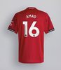 Amad #16 Manchester United Home Authentic Soccer Jersey 2025/26