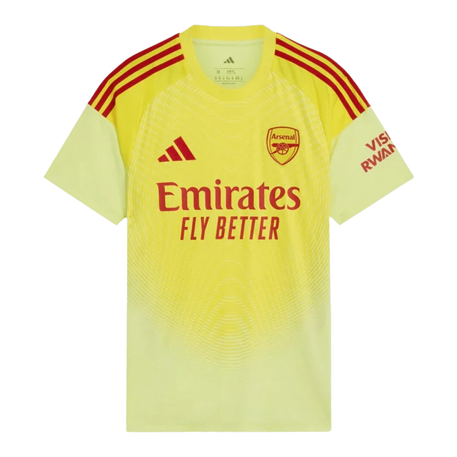 Arsenal Goalkeeper Soccer Jersey 2025/26 Yellow
