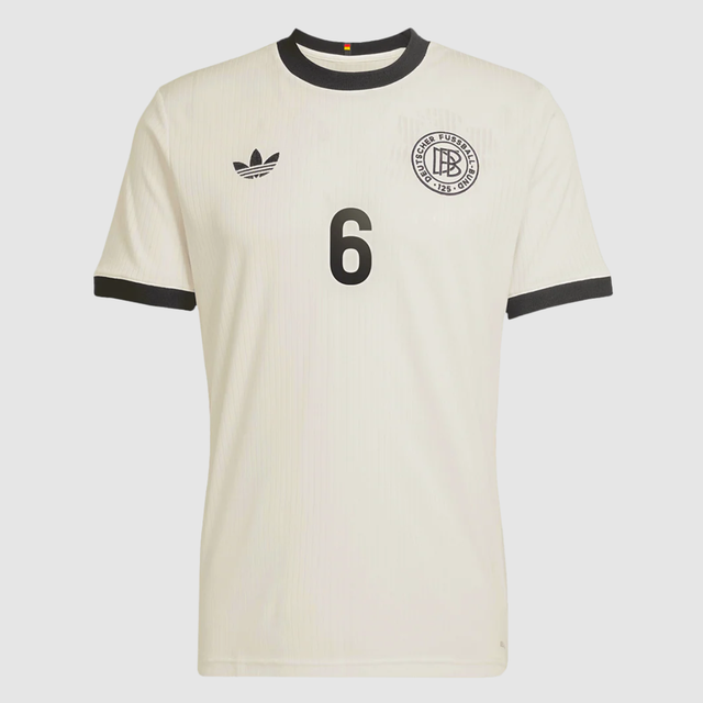 KIMMICH #6 Germany 125th Anniversary Soccer Jersey 2025 White