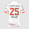 MULLER #25 Bayern Munich Away Soccer Jersey 2025/26 White