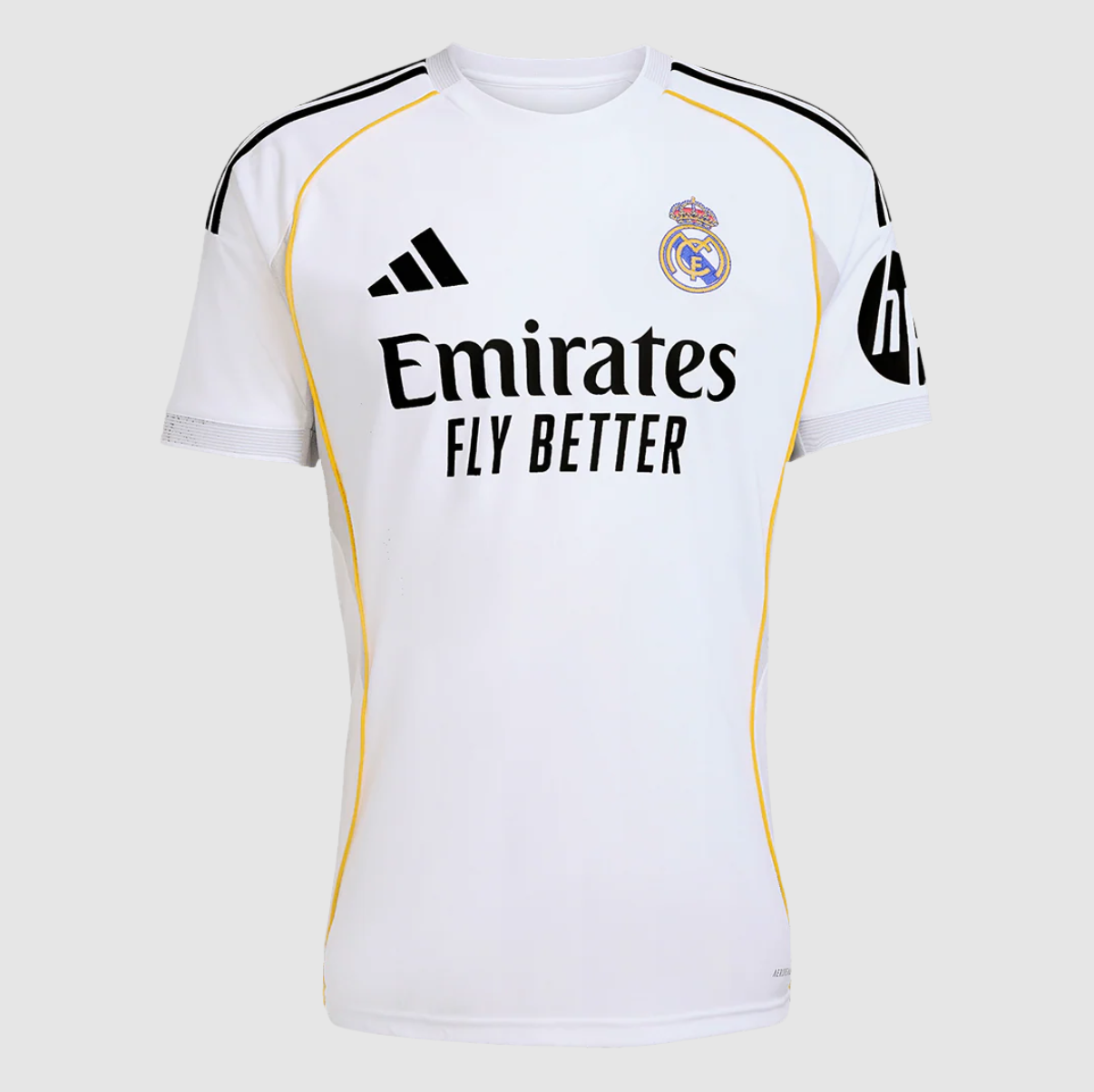 Real Madrid Soccer Jersey Home Custom Shirt 2025/26