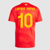 LAMINE YAMAL #10 Spain Home Soccer Jersey Euro 2024