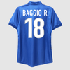 Retro BAGGIO R. #18 1998 Italy Home Soccer Jersey