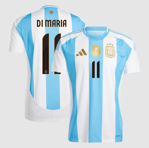 DI MARIA #11 Argentina Home Soccer Jersey 2024