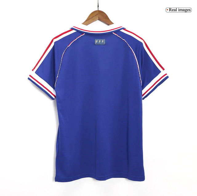 Retro 1998 France World Cup Home Soccer Jersey