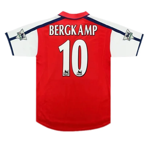 00-01 Arsenal Henry #14 Bergkamp #10 Retro Jersey Home Replica