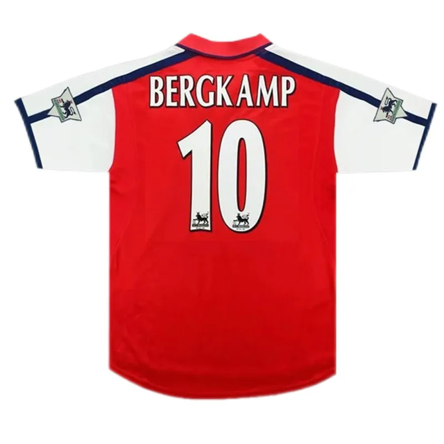 00-01 Arsenal Henry #14 Bergkamp #10 Retro Jersey Home Replica