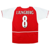 02-04 Arsenal Henry #14 Bergkamp #10 LJUNGBERG #8 Retro Jersey Home Replica