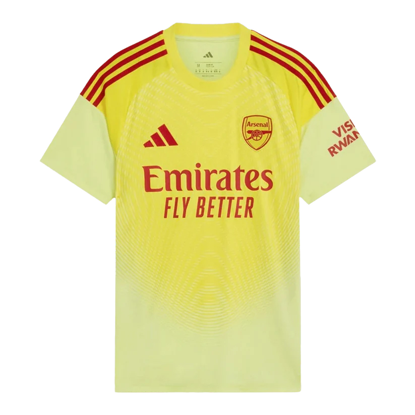 Arsenal Goalkeeper Soccer Jersey 202526 Yellow (2)