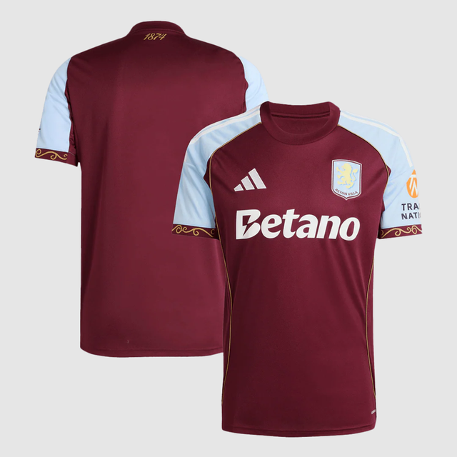 Aston Villa Home Soccer Jersey 2025/26